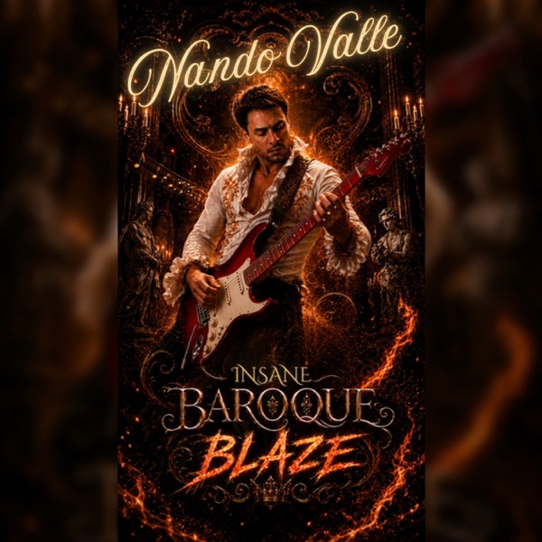 Capa do single Insane Baroque Blaze, de Nando Valle